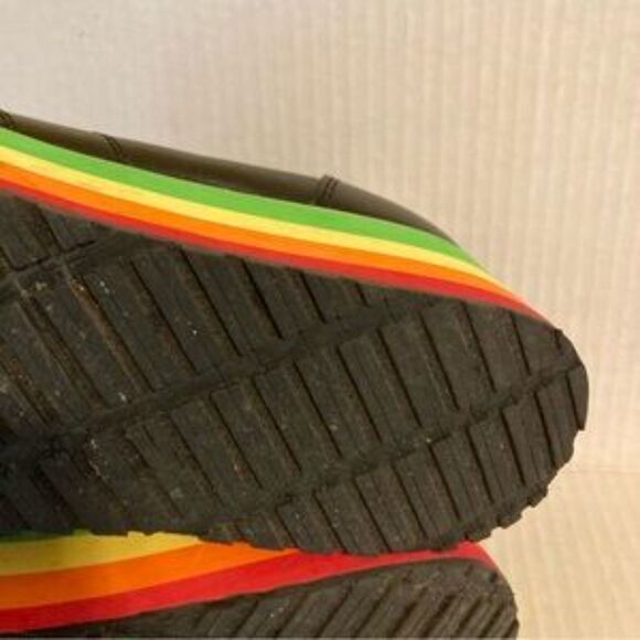 VERY VOLATILE Los Angeles Rainbow Platform Retro Y2K 80s Sneakers Womens Size 10 - Picture 12 of 14